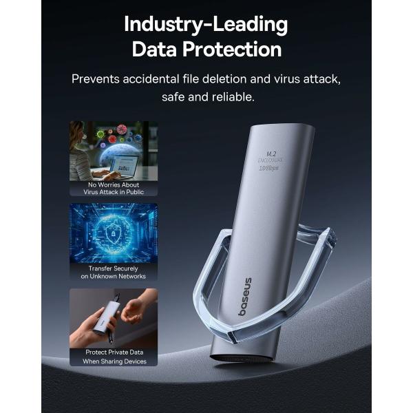 Caixa externa Baseus B00760600811-01 Cinzento