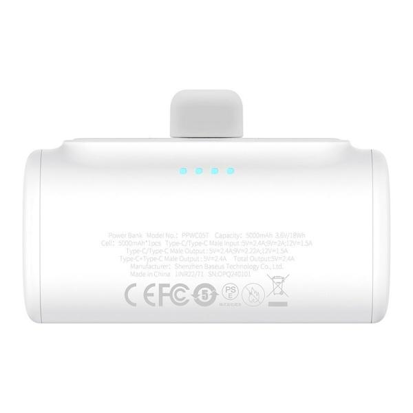 Powerbank Baseus P10068306213-00 Branco 5000 mAh