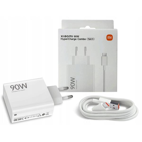 Carregador de Parede + Cabo USB A para USB-C Xiaomi MDY-15-EK 90 W