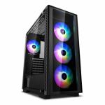 Caixa Semitorre ATX DEEPCOOL DP-ATX-MATREXX50-AR-4F-NE Preto Multicolor