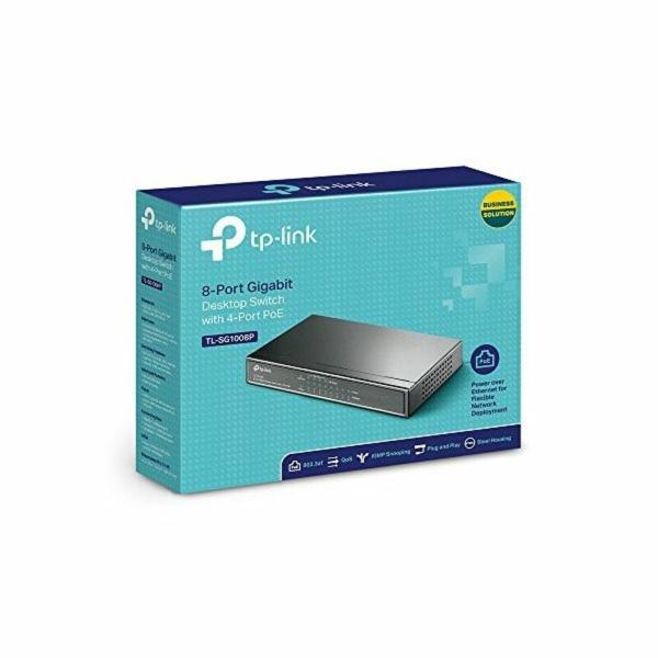Switch de mesa TP-Link TL-SG1008P Preto