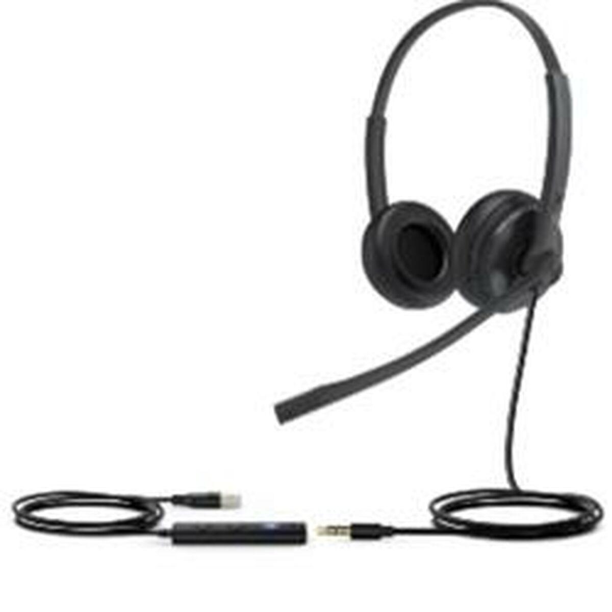 Auriculares com microfone Yealink UH34 SE DUAL TEAMS Preto