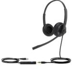 Auriculares com microfone Yealink UH34 SE DUAL TEAMS Preto