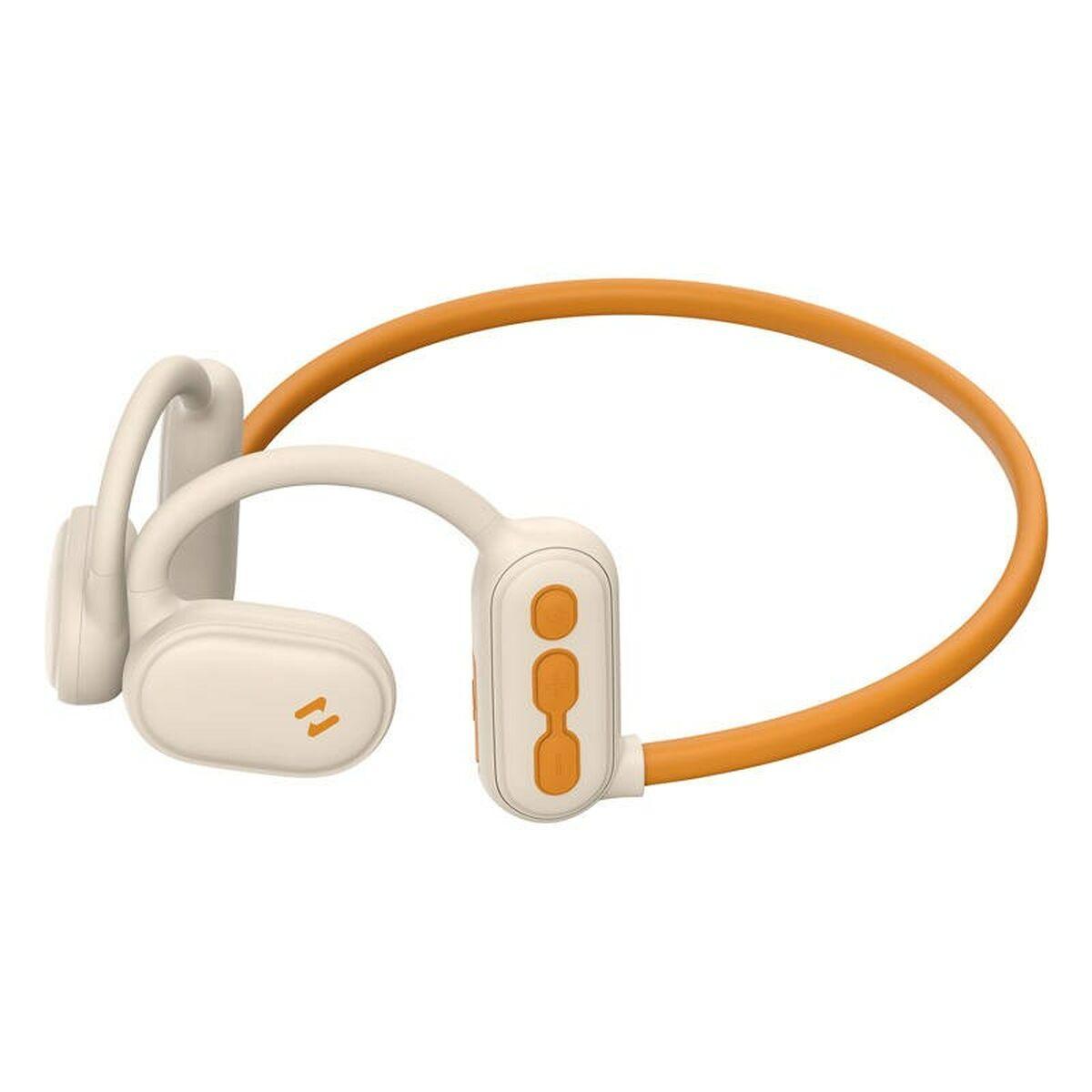 Auriculares Desportivos de Ouvido Aberto Havit E553BT Bege Laranja