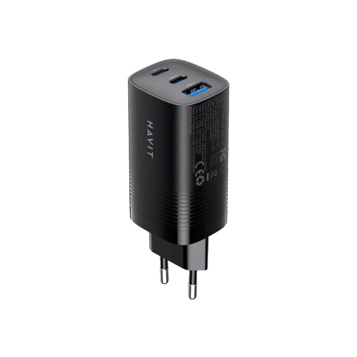 Carregador de Parede Havit UC20 EU Preto 65 W