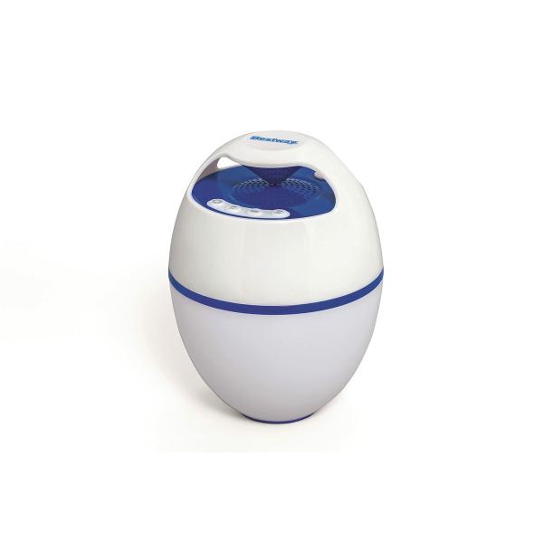 Bestway Altifalante Bluetooth Luz Led Flutuante Piscina e Jardim 58700
