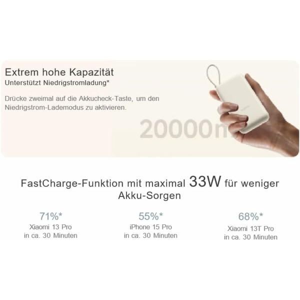 Powerbank Xiaomi PB1033MI Bege 10000 mAh