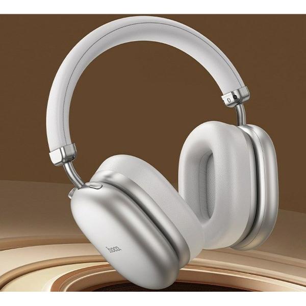 Auriculares sem fios Hoco W35 Max Auspicious Prateado