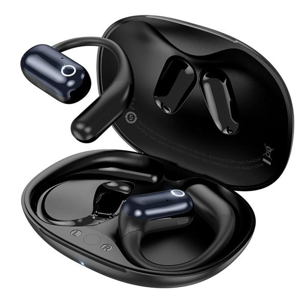 Auriculares Sem Fios com Estojo de Carregamento Hoco EA6 Preto