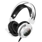 Auriculares com microfone Hoco W110 Branco Preto