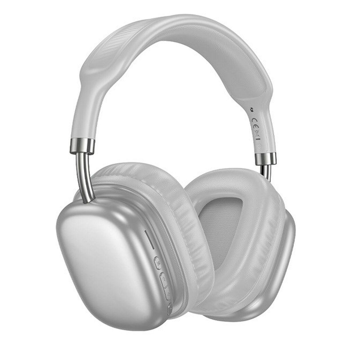 Auriculares sem fios Hoco W52 silver Prateado