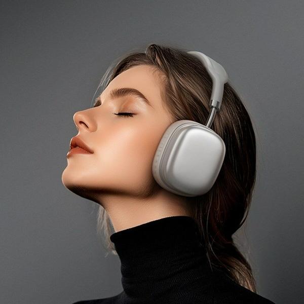 Auriculares sem fios Hoco W52 silver Prateado