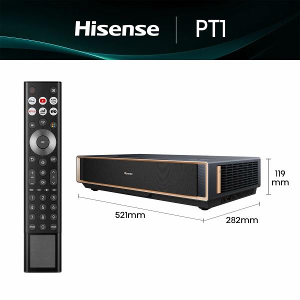 Projector Hisense PT1 4K Ultra HD 3840 x 2160 px