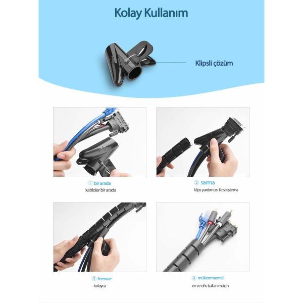 Flanges para cabos Ugreen 30818 Verde Polietileno Plástico