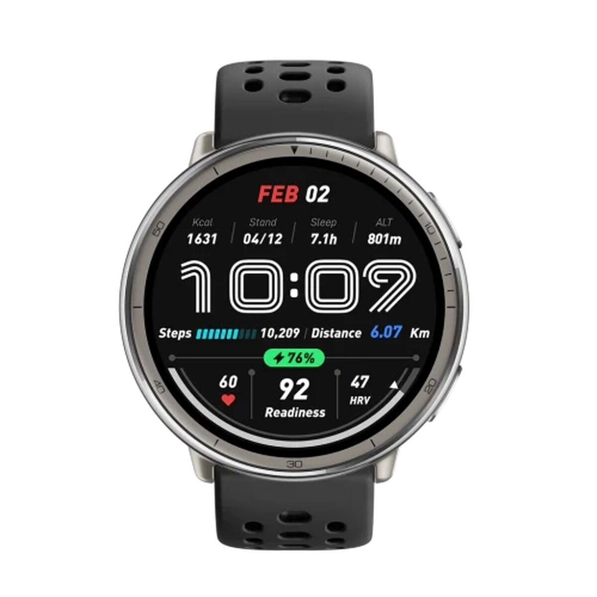 Capa para Telemóvel Amazfit Active 2 Preto Prateado Ø 44 mm