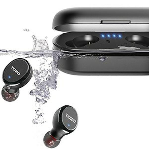 Auriculares Sem Fios com Estojo de Carregamento TOZO T10S Preto