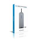 Hub USB Aisens ASUC-8P004-GR Cinzento 100 W 4K Ultra HD