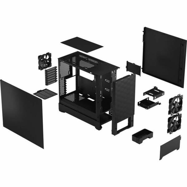 Caixa Semitorre ATX Fractal Pop Air Preto