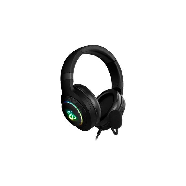 Auriculares com microfone Newskill NS-HS-SOBEK-71 Preto