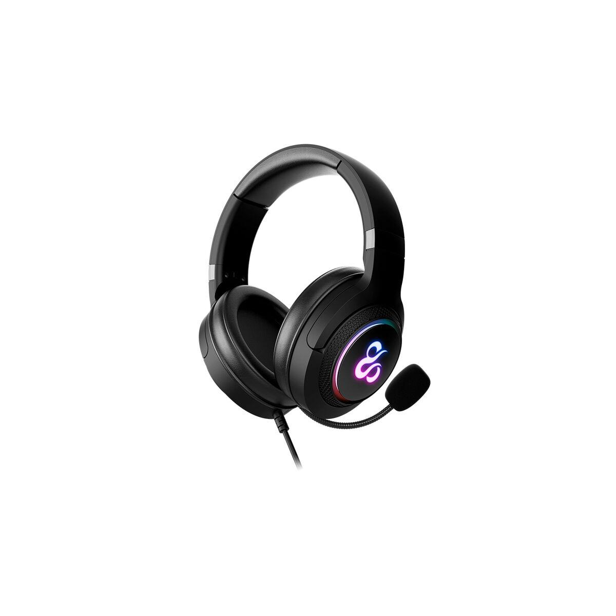 Auriculares com microfone Newskill NS-HS-SOBEK-71 Preto