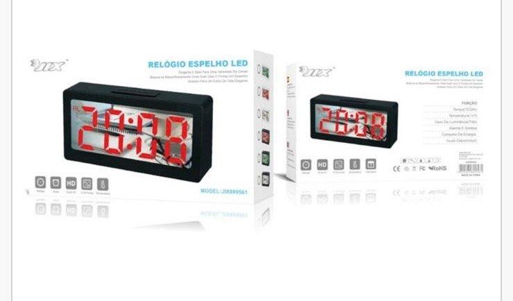 Relógio eletrônico led JIX899561