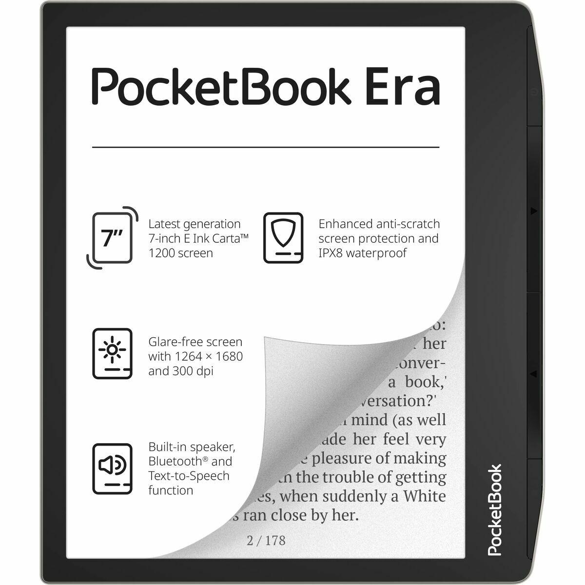 eBook PocketBook 700 Era Silver Multicolor Preto/Prateado 16 GB 7"