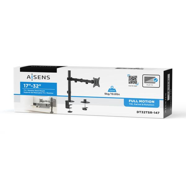 Suporte de Mesa para Ecrã Aisens DT32TSR-147 17" 32" 17-32"