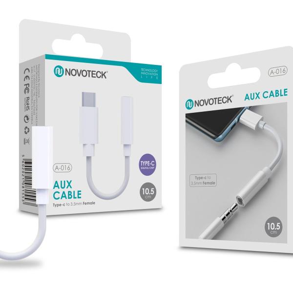 Conversor Type-C To Jack 3.5 NOVOTECK A-016