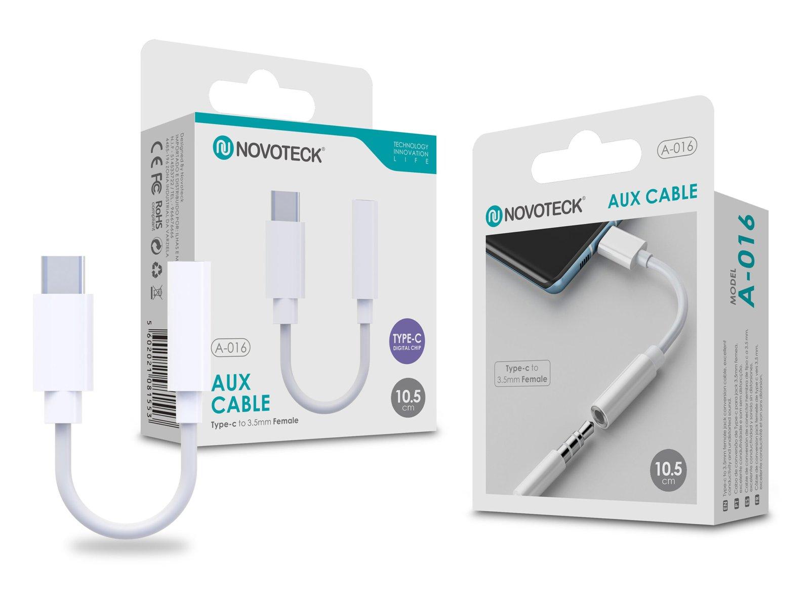 Conversor Type-C To Jack 3.5 NOVOTECK A-016