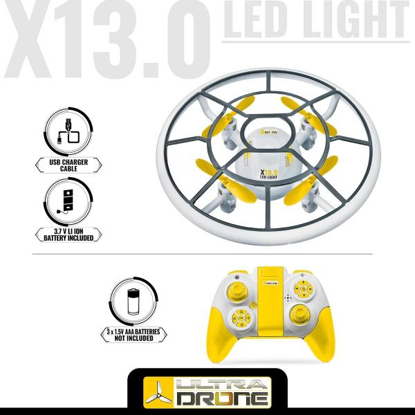 Drone Telecomandado Mondo Ultradrone X13 Leve LED
