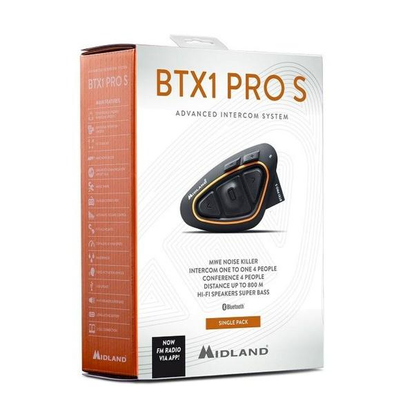 Intercomunicador Midland BTX1 PRO S-SINGLE 1 Peça
