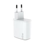 Carregador de Parede Celly UPTC1USB2USBC65 Branco