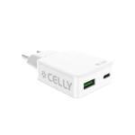 Carregador de Parede Celly SLIMTC1C1A45WWH Branco 45 W
