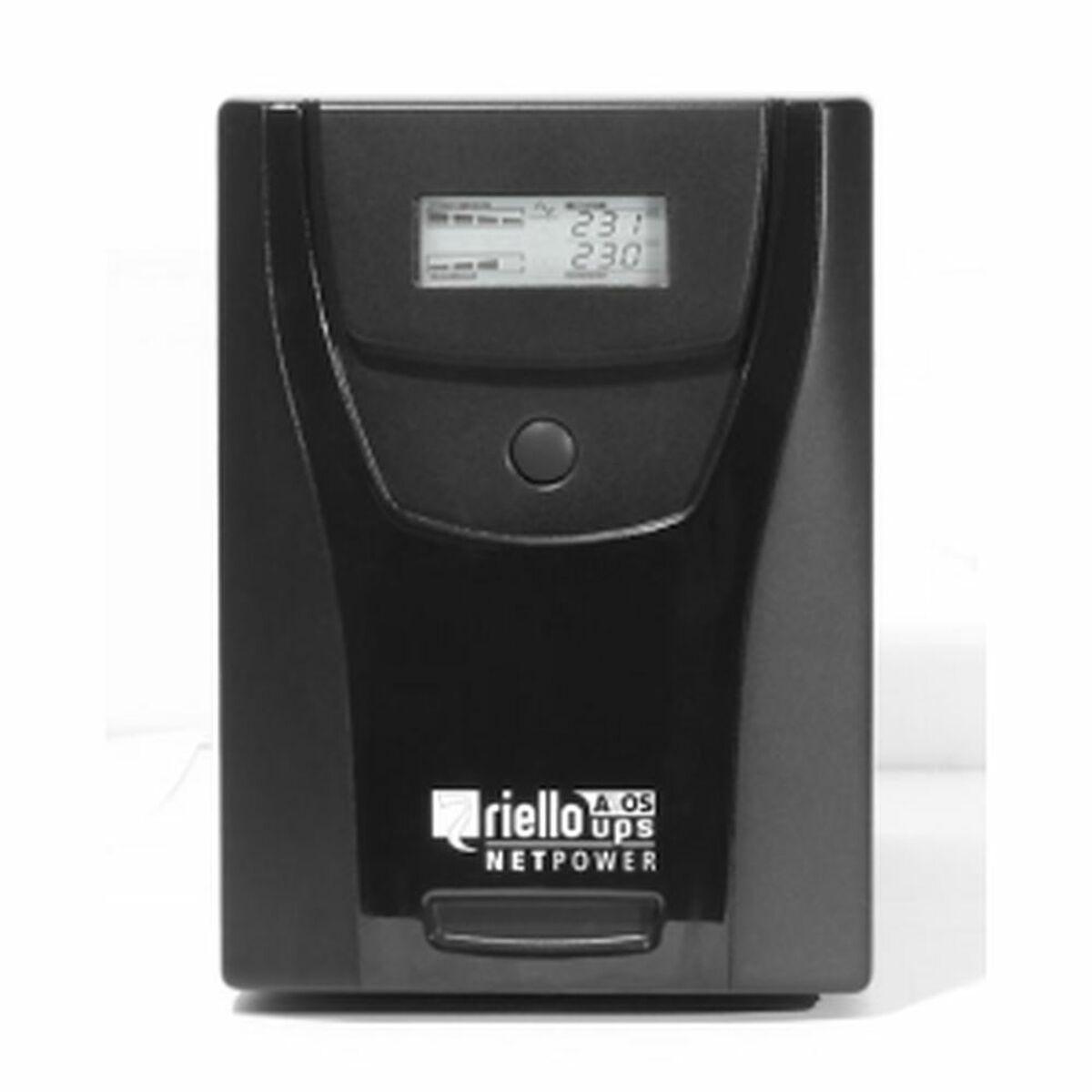 Sistema Interactivo de Fornecimento Ininterrupto de Energia Riello NPW 800 DE           Preto 480 W 800 VA