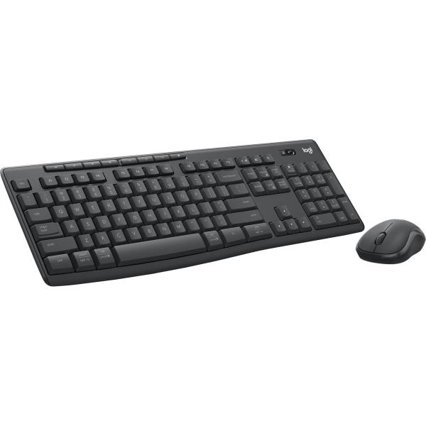 Teclado e Rato Logitech MK370 Cinzento Grafite Qwerty espanhol