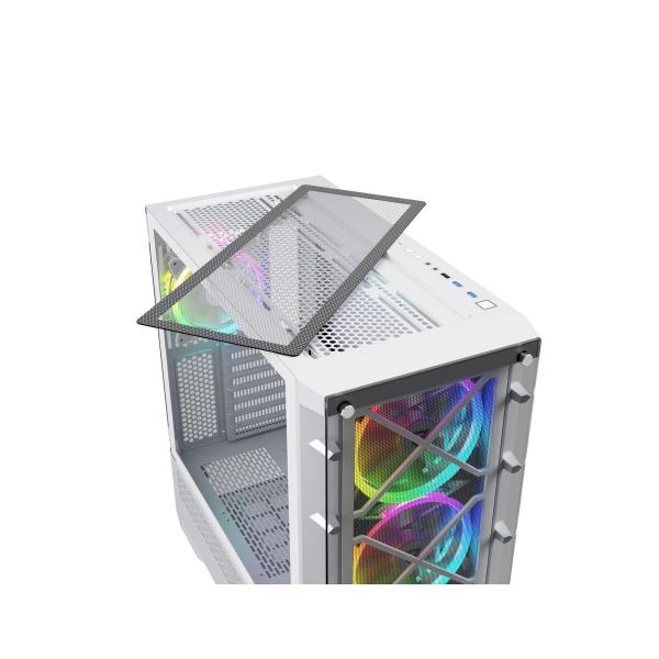 Caixa Semitorre ATX Nfortec NF-CS-DRACOX-W