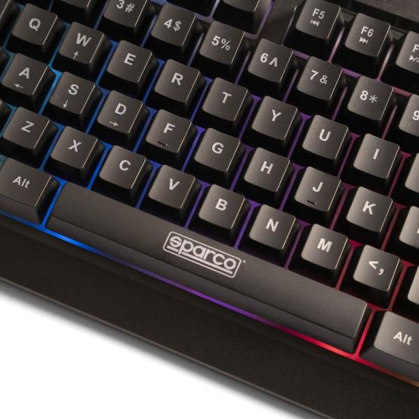 Teclado Gaming Sparco SPMEMKEYBOARD Qwerty espanhol