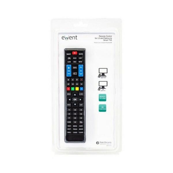Controlo remoto para Smart TV Ewent EW1575 Preto