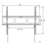 Suporte TV Techly ICA-PLB 860 42" 80" 60 Kg