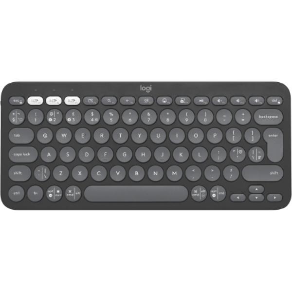 Teclado sem Fios Logitech 920-011843 Grafite Qwerty espanhol QWERTY