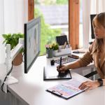 Suporte de Mesa para Ecrã Ergotron 45-669-216 34"