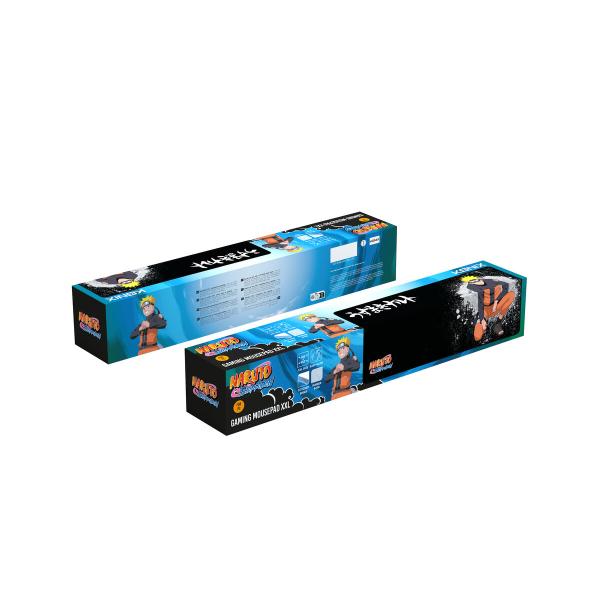 Tapete de Rato KONIX 80381123159 Preto/Laranja