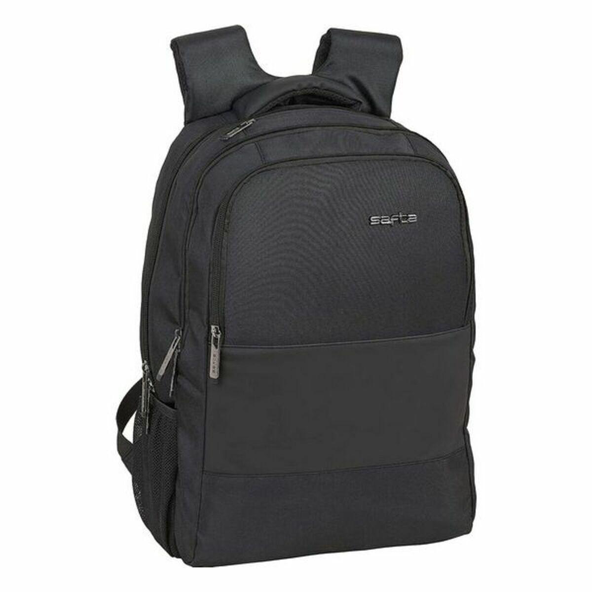 Mochila para Portátil e Tablet com Saída USB Safta 15,6'' Preto 30 x 43 x 16 cm