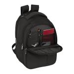 Mochila para Portátil e Tablet com Saída USB Safta Business Preto (31 x 45 x 23 cm)