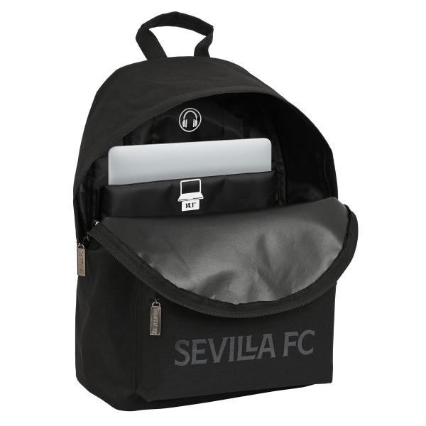 Mochila para notebook Sevilla Fútbol Club  sevilla fc  Preto 31 x 41 x 16 cm
