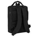 Mochila para notebook Mickey Mouse Clubhouse Preto 29 x 39 x 11 cm