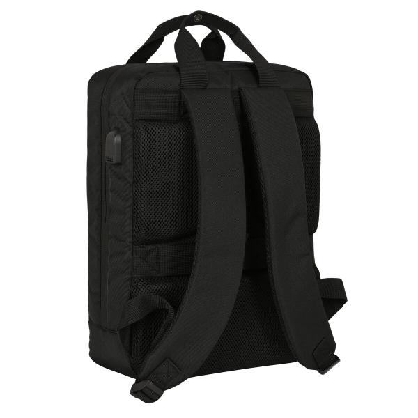 Mochila para notebook Mickey Mouse Clubhouse Preto 29 x 39 x 11 cm