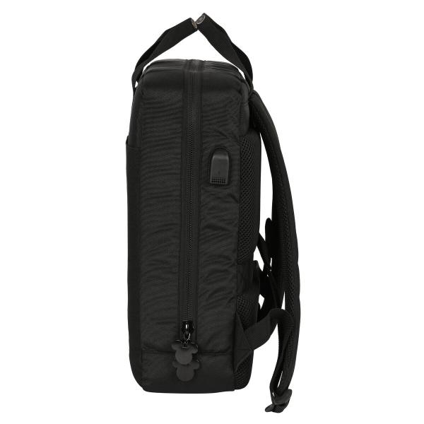 Mochila para notebook Mickey Mouse Clubhouse Preto 29 x 39 x 11 cm