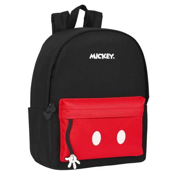 Mochila para notebook Mickey Mouse Clubhouse  mickey mouse  Preto Vermelho 31 x 40 x 16 cm