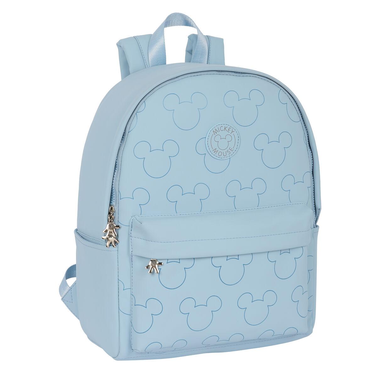 Mochila para notebook Mickey Mouse Clubhouse Teen Snow Azul 31 x 40 x 16 cm